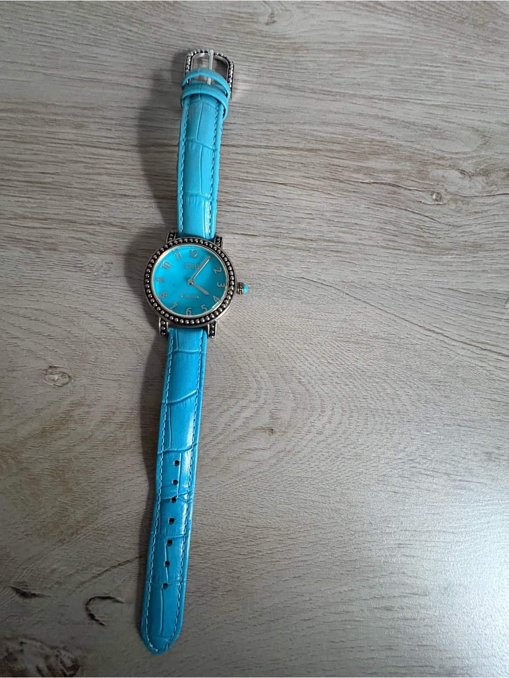 Ecclissi Turquoise leather watch